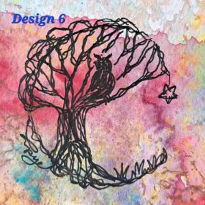 design 6 owl in tree